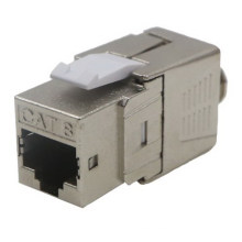 Shielded Cat8 Keystone Jack with CE certificate